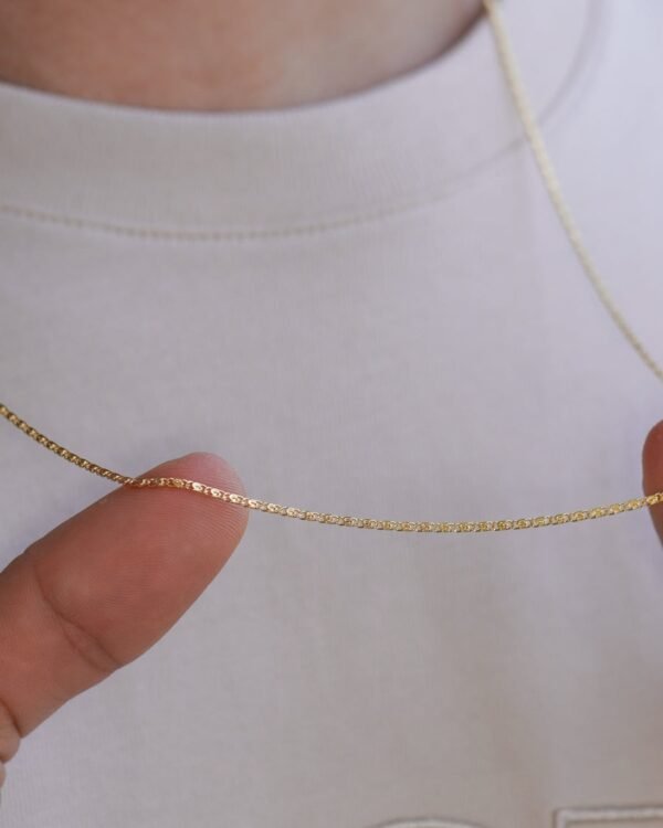 CADENA CARACOL DELGADA 65CM