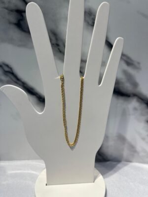 PULSERA CUBANA CONTINUA DELGADA