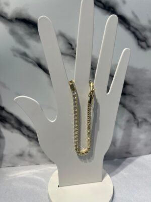 PULSERA TENNIS CRISTAL 4MM 19CM