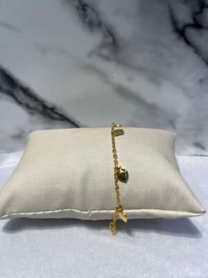 TOBILLERA AROS DE CORAZONES